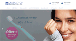 Desktop Screenshot of dentalshop.fr