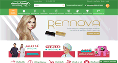 Desktop Screenshot of dentalshop.com.br