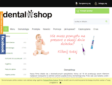 Tablet Screenshot of dentalshop.com.pl